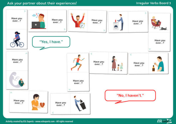 irregular verbs present perfect questions