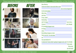present perfect before and after