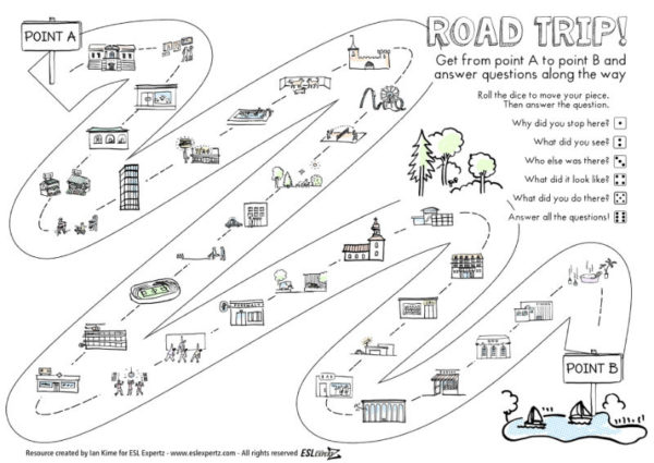 city vocabulary board game