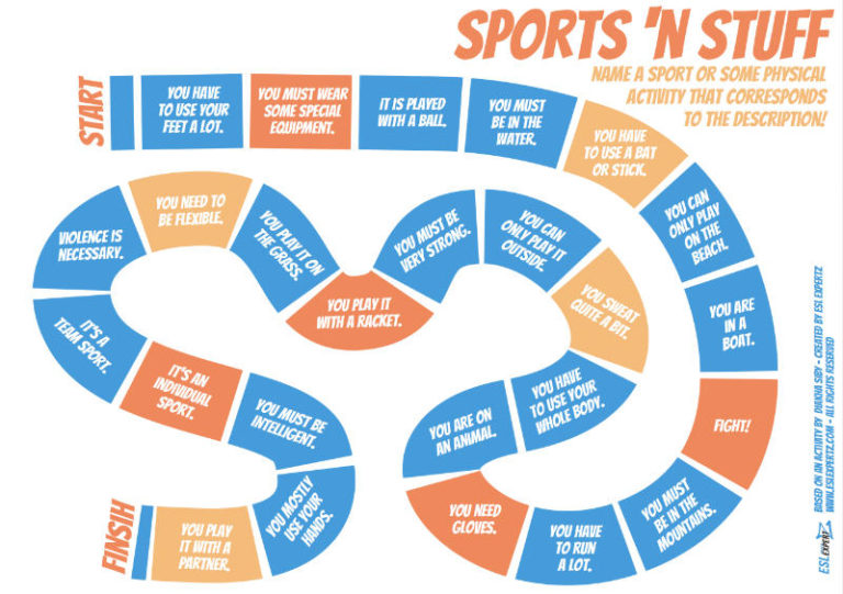 Sports Review Board Game ESL Expertz