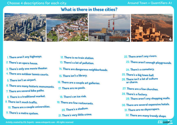 there is city vocabulary