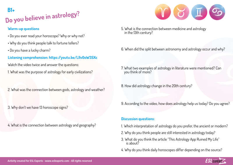 esl horoscopes lesson plan_1 esl horoscopes lesson plan_1
