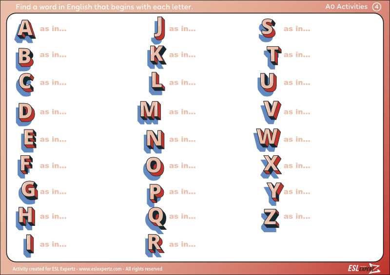 a0 alphabet and spelling activity a0 alphabet and spelling activity