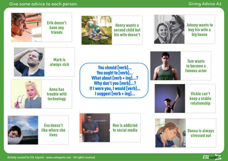 give advice beginners activity give advice beginners activity