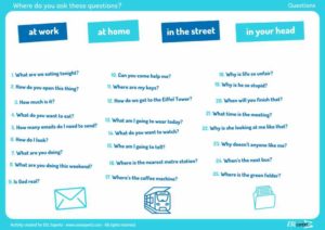 Where do you ask these questions?