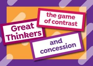 Great Thinkers: argumentation game