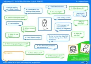 simple interview activity for beginners